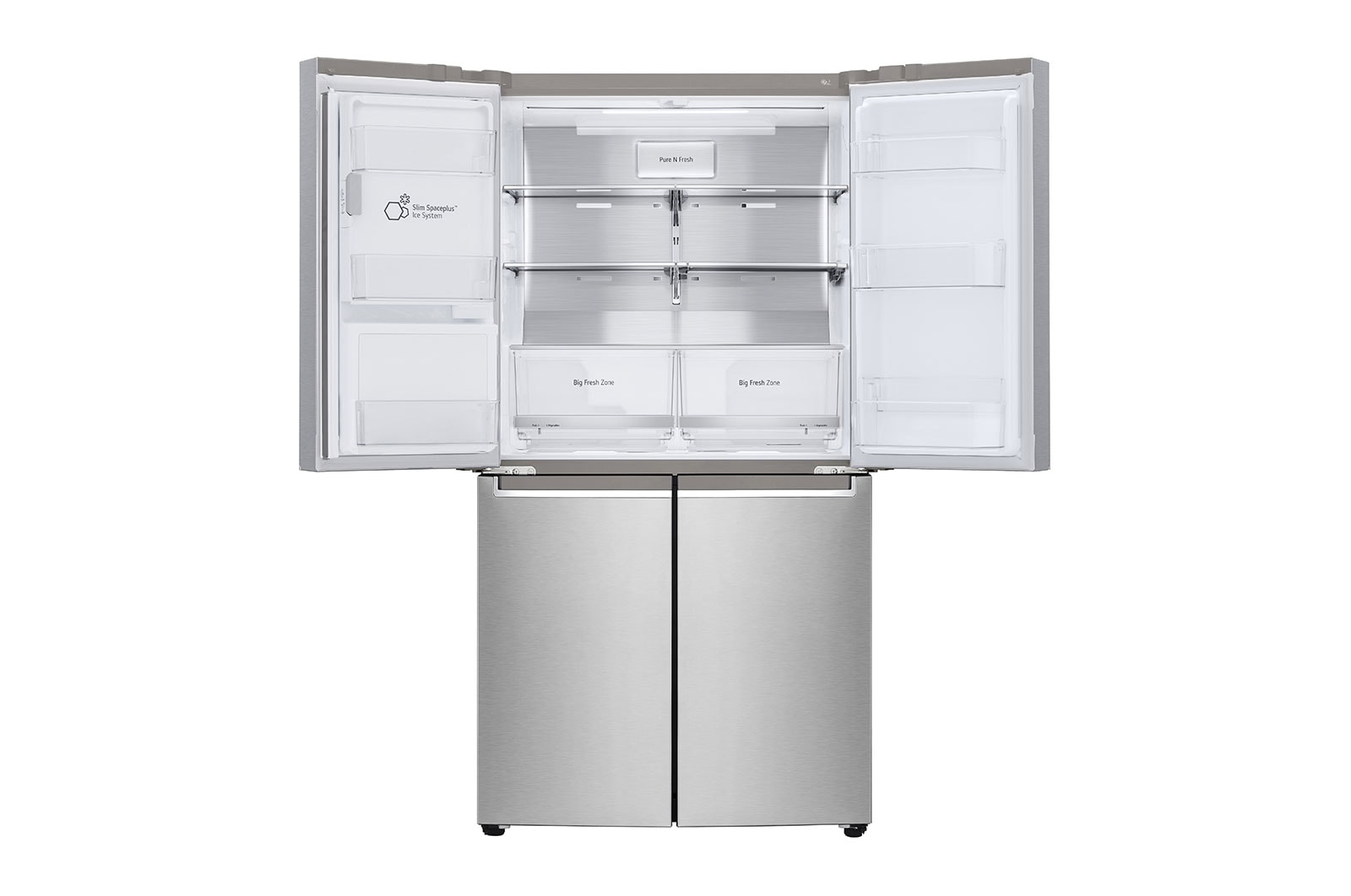LG Frigorífico Americano de 4 portas | 641 L | Etiqueta energética E | UVnano™ | Pure N Fresh™ | DoorCooLing™, GML945NS9E