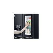 LG Frigorífico Americano de 4 portas | 508 L | Etiqueta energética F | InstaView™ | Door-in-Door™ | DoorCooLing+™, GMX844MCKV