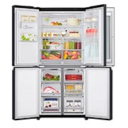 LG Frigorífico Americano de 4 portas | 508 L | Etiqueta energética F | InstaView™ | Door-in-Door™ | DoorCooLing+™, GMX844MCKV