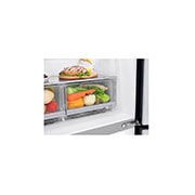 LG Frigorífico Americano de 4 portas | 508 L | Etiqueta energética F | InstaView™ | Door-in-Door™ | DoorCooLing+™, GMX844MCKV