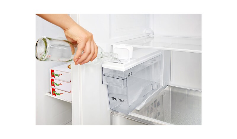 LG Frigorífico Americano LG GSJ361DIDV, 606 litros, eficiência energética F, Door in Door™, dispensador sem canalização, Dark Graphite, GSJ361DIDV