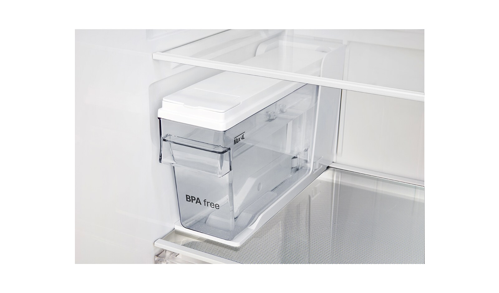 LG Frigorífico Americano LG GSJ361DIDV, 606 litros, eficiência energética F, Door in Door™, dispensador sem canalização, Dark Graphite, GSJ361DIDV