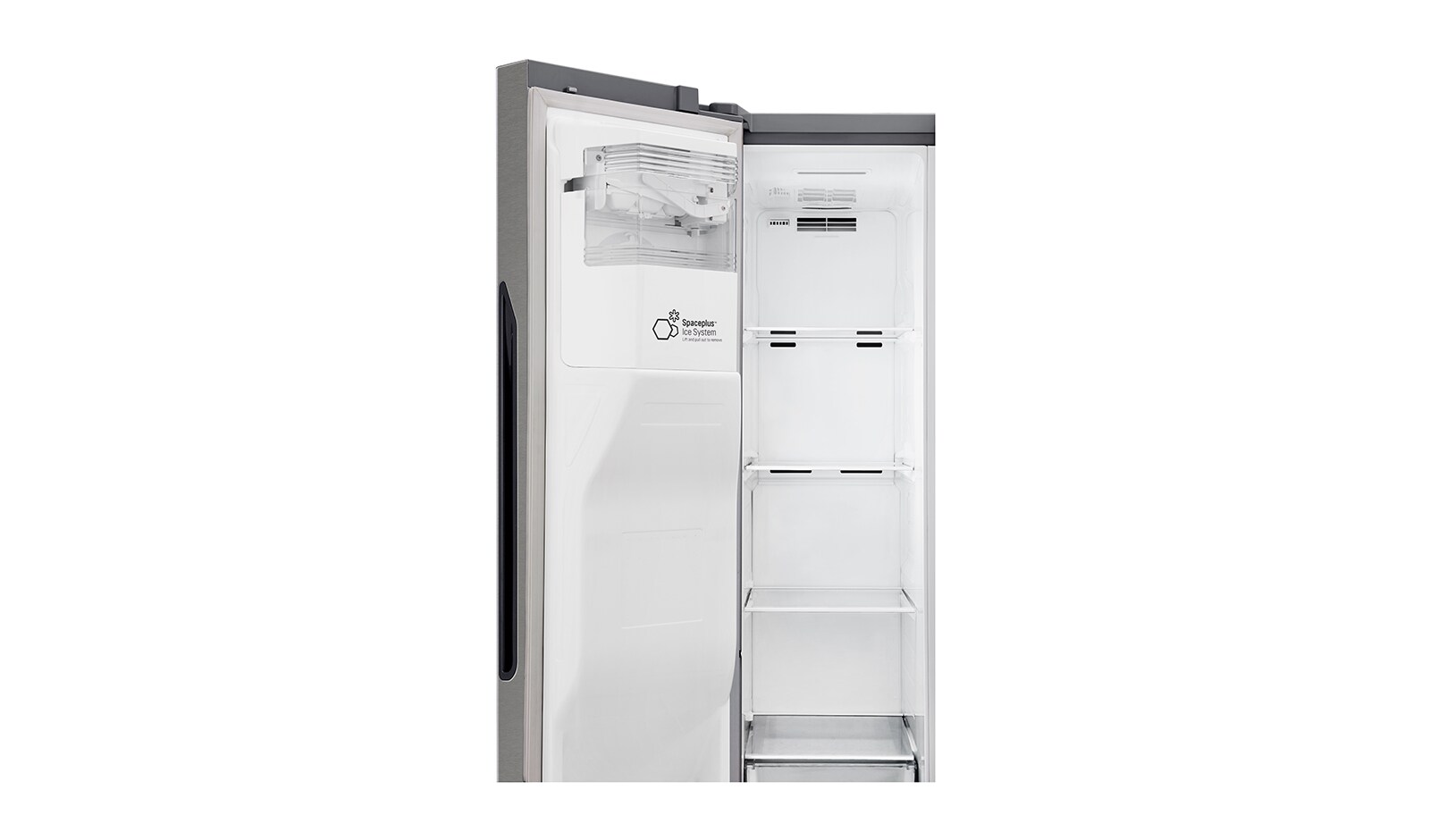 LG Frigorífico Americano LG GSJ361DIDV, 606 litros, eficiência energética F, Door in Door™, dispensador sem canalização, Dark Graphite, GSJ361DIDV