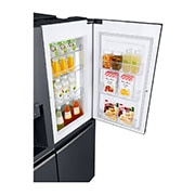 LG Frigorífico Americano LG GSJ761MCUZ, 625 litros, eficiência energética F, Door in Door™, dispensador sem canalização, Matte Black, GSJ761MCUZ