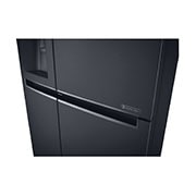 LG Frigorífico Americano LG GSJ761MCUZ, 625 litros, eficiência energética F, Door in Door™, dispensador sem canalização, Matte Black, GSJ761MCUZ