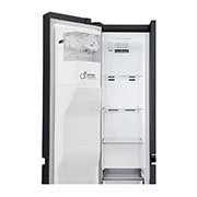 LG Frigorífico Americano LG GSJ761MCUZ, 625 litros, eficiência energética F, Door in Door™, dispensador sem canalização, Matte Black, GSJ761MCUZ
