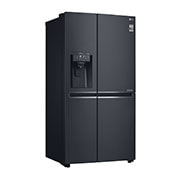 LG Frigorífico Americano LG GSJ761MCUZ, 625 litros, eficiência energética F, Door in Door™, dispensador sem canalização, Matte Black, GSJ761MCUZ