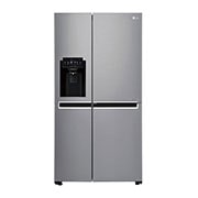 LG Frigorífico Americano LG GSJ761PZZZ, 625 litros, eficiência energética F, Door in Door™, dispensador sem canalização, Shiny Steel, GSJ761PZZZ