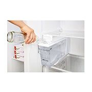 LG Frigorífico Americano LG GSJ761PZZZ, 625 litros, eficiência energética F, Door in Door™, dispensador sem canalização, Shiny Steel, GSJ761PZZZ