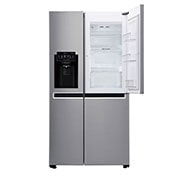 LG Frigorífico Americano LG GSJ761PZZZ, 625 litros, eficiência energética F, Door in Door™, dispensador sem canalização, Shiny Steel, GSJ761PZZZ
