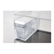 LG Frigorífico Americano LG GSJ961NSVZ, 625 litros, eficiência energética F, Door in Door™, Pure N Fresh™, Door Cooling+™, dispensador sem canalização, Noble Steel, GSJ961NSVZ