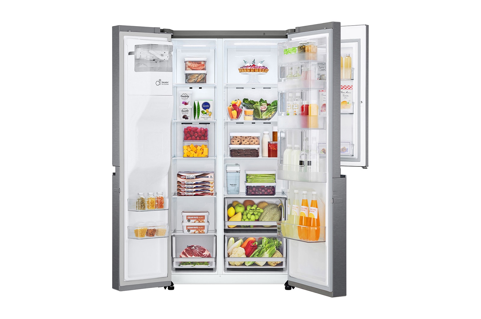 LG Frigorífico Americano | 634 L | Etiqueta energética F | Door-in-Door™ | Dispensador sem canaLização, GSJV31DSXF