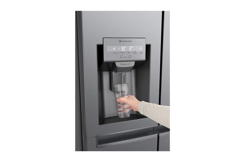 LG Frigorífico Americano | 634 L | Etiqueta energética F | Door-in-Door™ | Dispensador sem canaLização, GSJV31DSXF