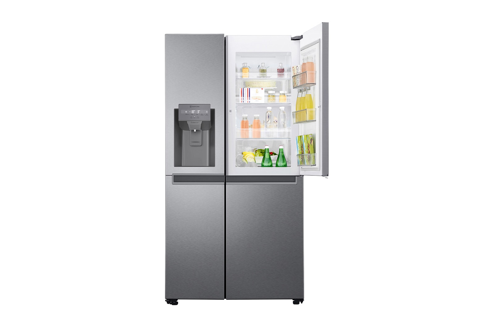 LG Frigorífico Americano | 634 L | Etiqueta energética F | Door-in-Door™ | Dispensador sem canaLização, GSJV31DSXF