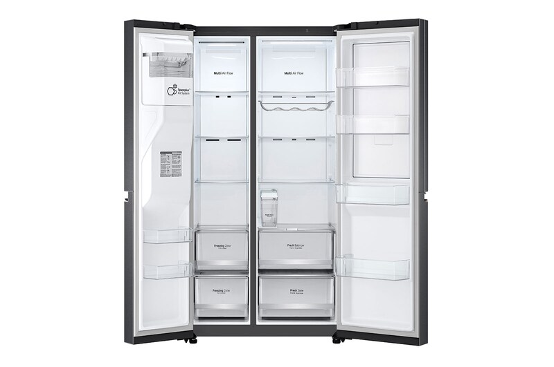 LG Frigorífico Americano | 635 L | Etiqueta energética E | Door-in-Door™ | DoorCooLing+™ | Dispensador sem canaLização, GSJV71MCLE