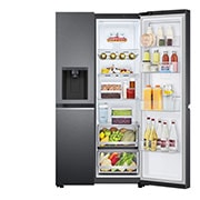 LG Frigorífico Americano | 635 L | Etiqueta energética E | Door-in-Door™ | DoorCooLing+™ | Dispensador sem canaLização, GSJV71MCLE