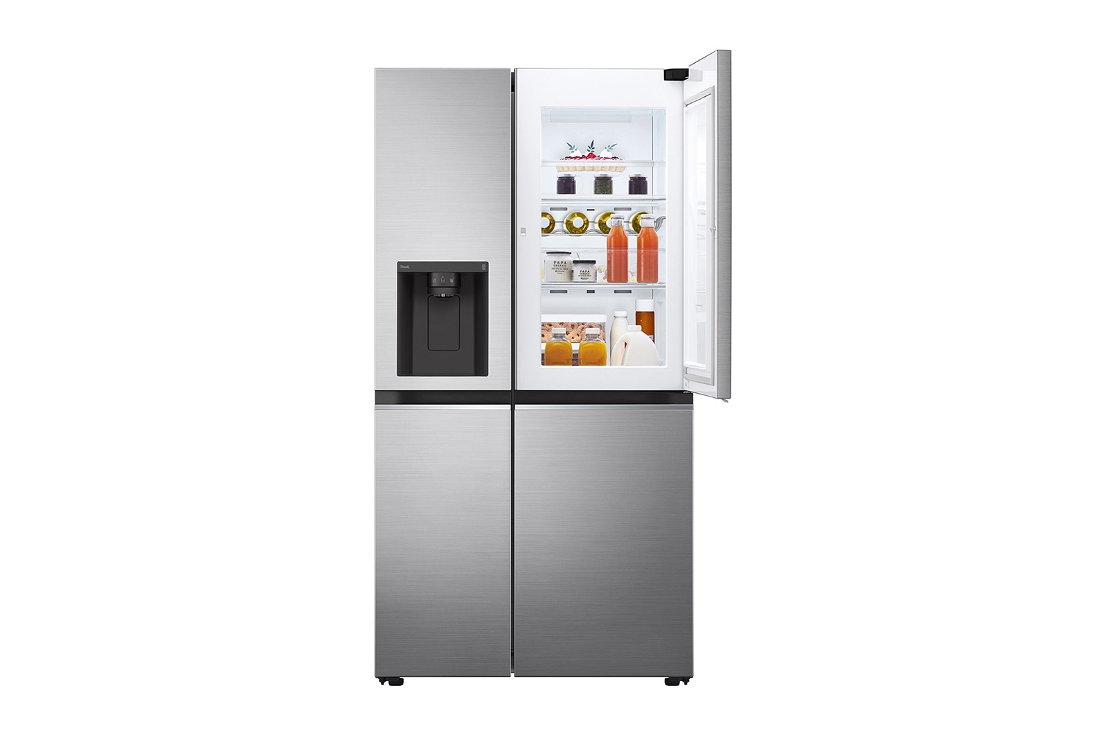 LG Frigorífico Americano | 635 L | Etiqueta energética E | Door-in-Door™ | DoorCooLing+™ | Dispensador sem canaLização, GSJV71PZLE
