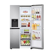 LG Frigorífico Americano | 635 L | Etiqueta energética E | Door-in-Door™ | DoorCooLing+™ | Dispensador sem canaLização, GSJV71PZLE