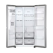 LG Frigorífico Americano | 635 L | Etiqueta energética E | Door-in-Door™ | DoorCooLing+™ | Dispensador sem canaLização, GSJV71PZLE