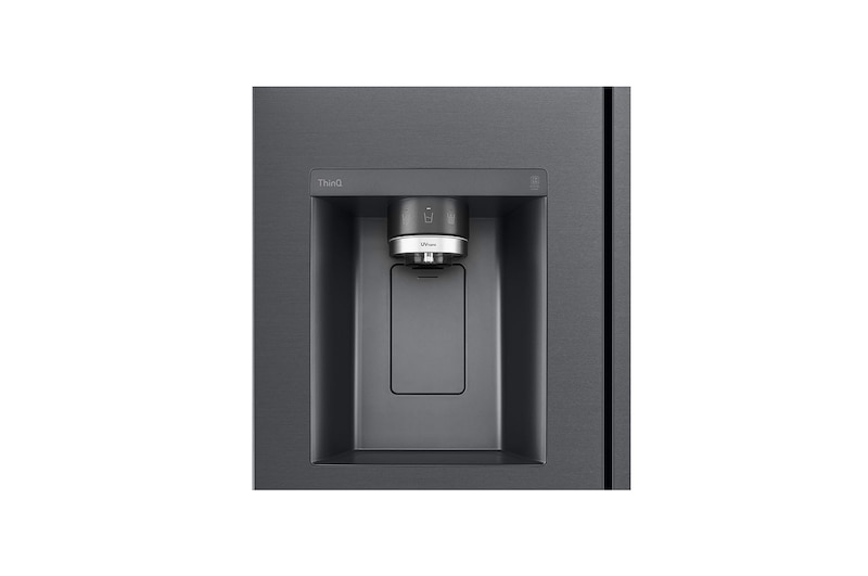 LG Frigorífico Americano LG GSJV91MCAE, 635 litros, eficiência energética E, Door in Door™, Door Cooling+™, dispensador sem canalização, UVnano™, Matte Black, GSJV91MCAE