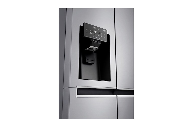 LG Frigorífico Americano LG, GSL761PZUZ, 625 litros, eficiência energética F, dispensador sem canalização, Shiny Steel, GSL761PZUZ