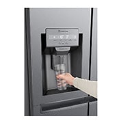 LG Frigorífico Americano LG GSLV31DSXE, 634 litros, eficiência energética E, dispensador sem canalização, Dark Graphite, GSLV31DSXE