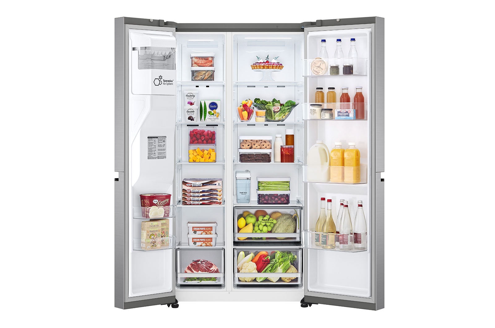 LG Frigorífico Americano | 634 L | Etiqueta energética E | Dispensador sem canaLização, GSLV51PZXE