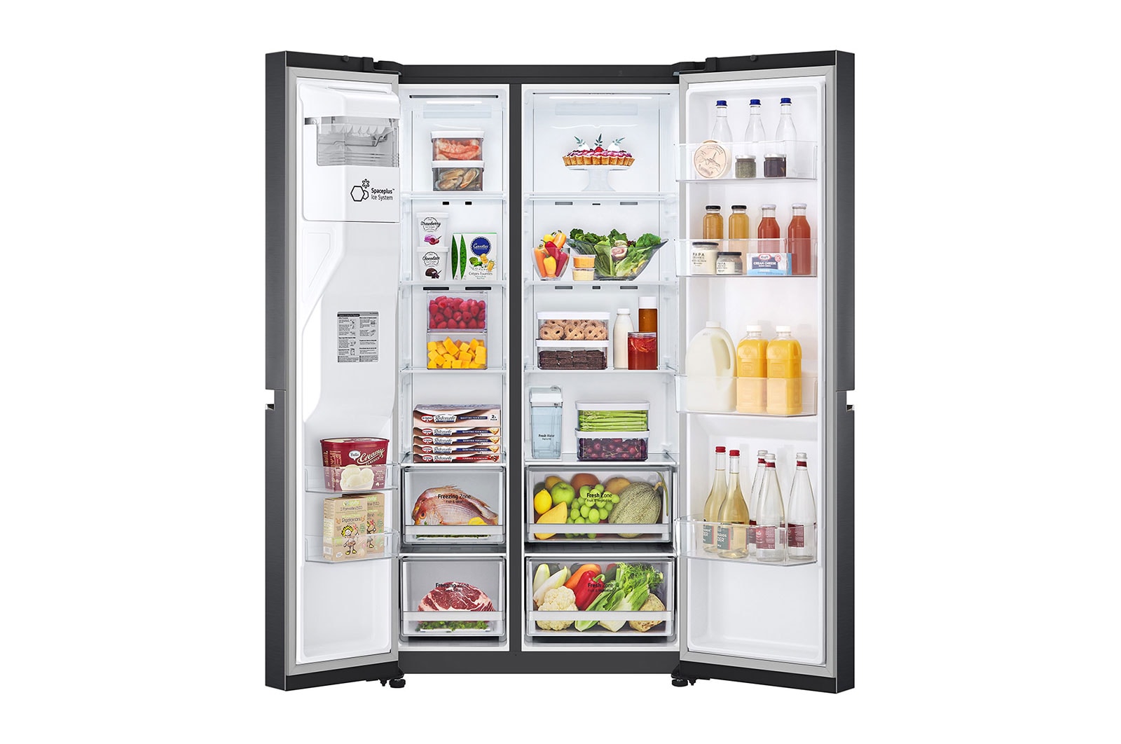 LG Frigorífico Americano | 635 L | Etiqueta energética E | DoorCooLing+™ | Dispensador sem canaLização, GSLV71MCTE