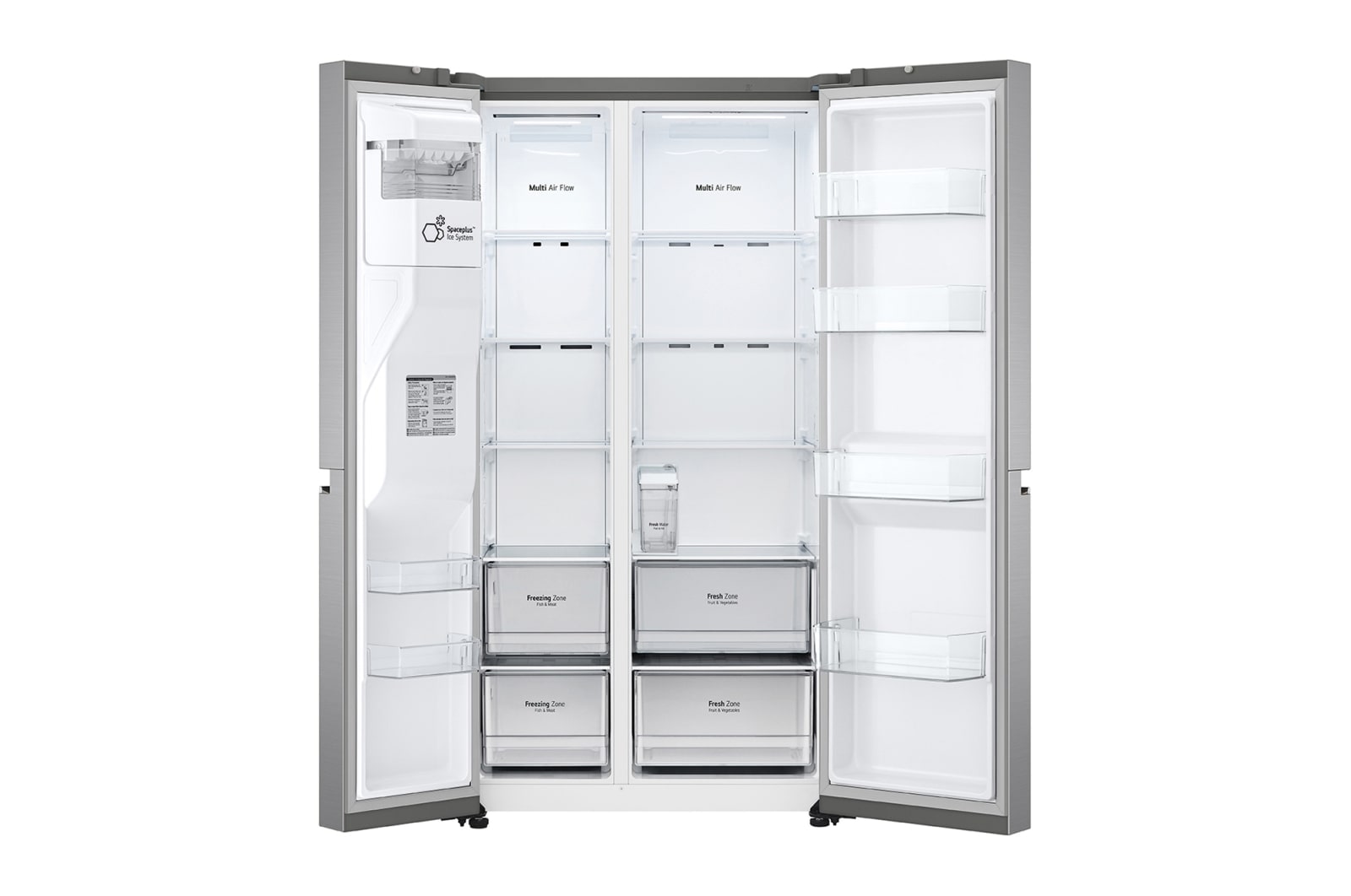 LG Frigorífico Americano | 635 L | Etiqueta energética D | DoorCooLing+™ | Dispensador sem canaLização, GSLV71PZTD