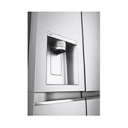 LG Frigorífico Americano LG GSLV91MBAD, 635 litros, eficiência energética D, Door Cooling+™, dispensador sem canalização, UVnano™, Metal Sorbet, GSLV91MBAD