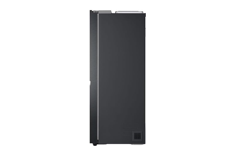 LG Frigorífico Americano LG GSLV91MCAD, 635 litros, eficiência energética D, Door Cooling+™, dispensador sem canalização, UVnano™, Matte Black, GSLV91MCAD