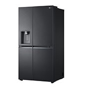 LG Frigorífico Americano LG GSLV91MCAD, 635 litros, eficiência energética D, Door Cooling+™, dispensador sem canalização, UVnano™, Matte Black, GSLV91MCAD