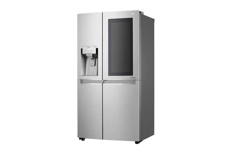 LG Frigorífico Americano LG GSX961NSVZ, 625 litros, eficiência energética F, InstaView™, Door in Door™, Pure N Fresh™, Door Cooling+™, dispensador sem canalização, Noble Steel, GSX961NSVZ