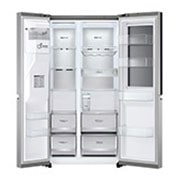 LG Frigorífico Americano | 635 L | Etiqueta energética E | InstaView™ | Door-in-Door™ | DoorCooLing+™ | Dispensador sem canaLização | UVnano™, GSXV91MBAE