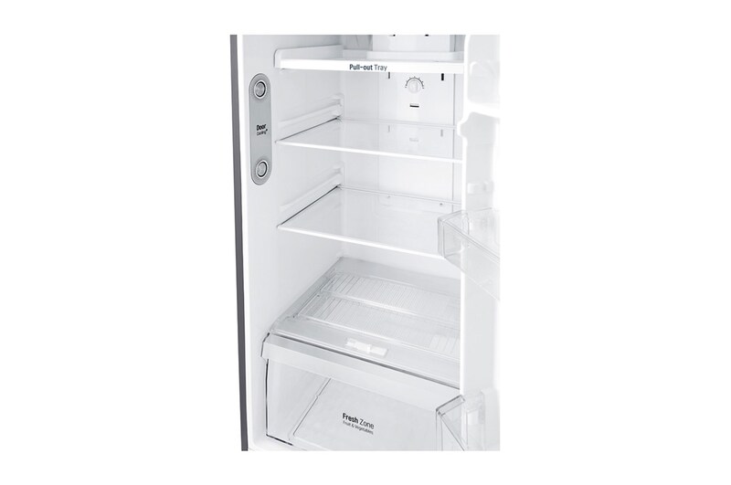 LG Frigorífico de 2 portas LG GTB523PZCZD, 312 litros, eficiência energética F, Door Cooling+™, Shiny Steel, GTB523PZCZD