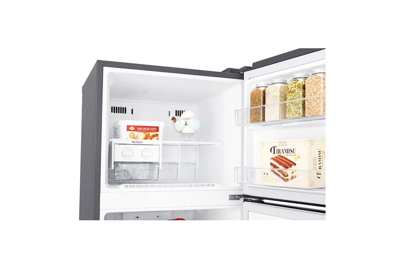 LG Frigorífico de 2 portas LG GTB523PZCZD, 312 litros, eficiência energética F, Door Cooling+™, Shiny Steel, GTB523PZCZD