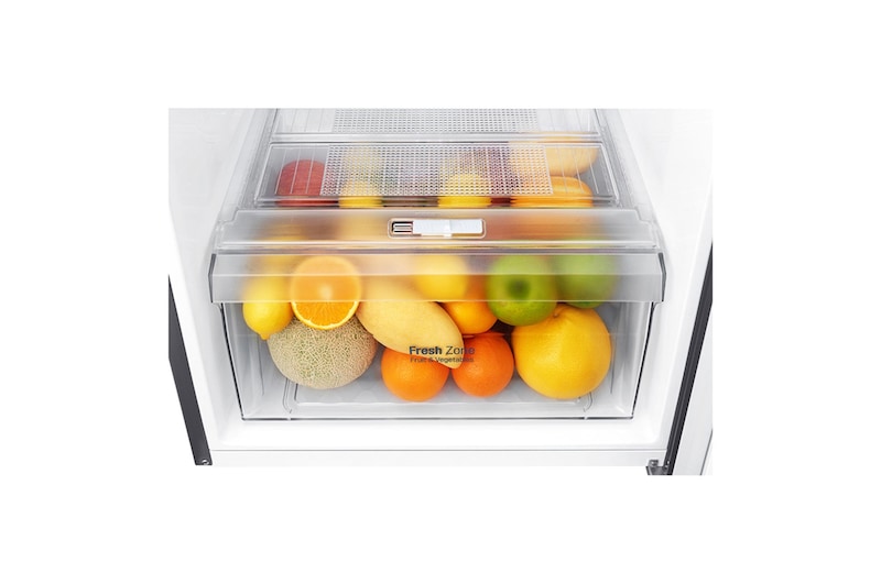 LG Frigorífico de 2 portas LG GTB523PZCZD, 312 litros, eficiência energética F, Door Cooling+™, Shiny Steel, GTB523PZCZD