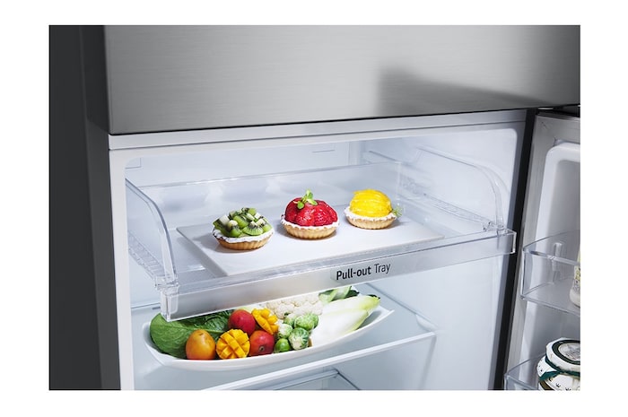 LG Frigorífico de 2 portas | 312 L | Etiqueta energética E | LinearCooLing™ | DoorCooLing+™, GTBV38PZGKD