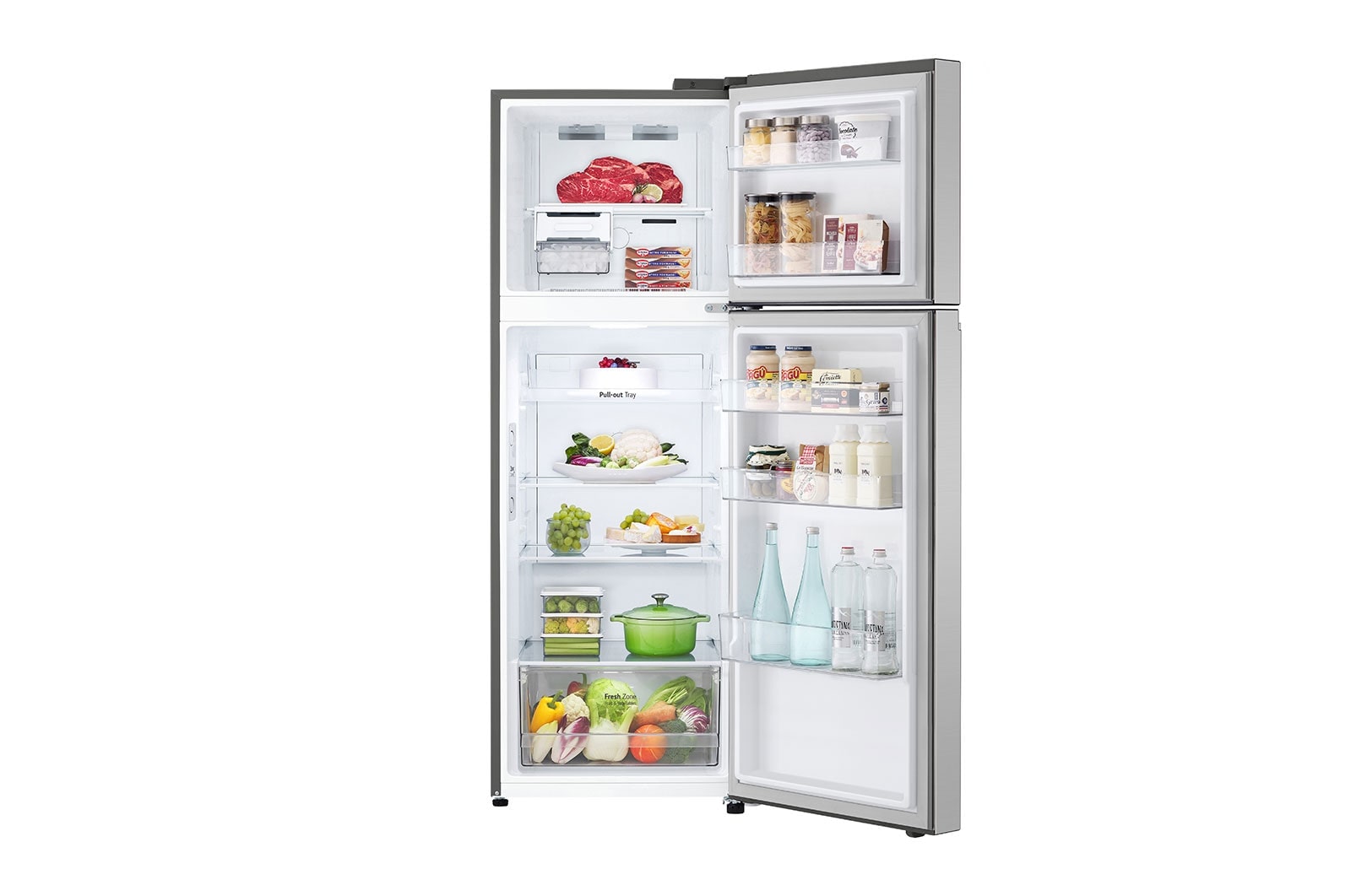 LG Frigorífico de 2 portas | 312 L | Etiqueta energética E | LinearCooLing™ | DoorCooLing+™, GTBV38PZGKD