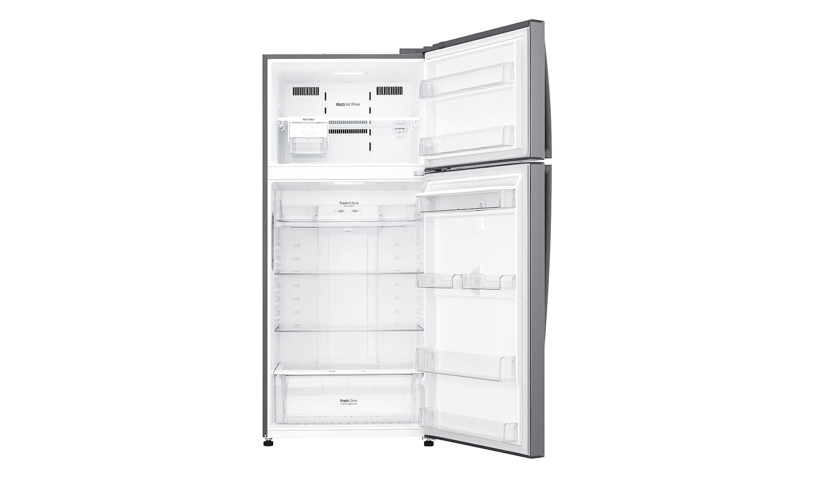 LG Frigorífico de 2 portas | 509 L | Etiqueta energética E | LinearCooLing™ | DoorCooLing+™ | Dispensador sem canaLização, GTF744PZPZD