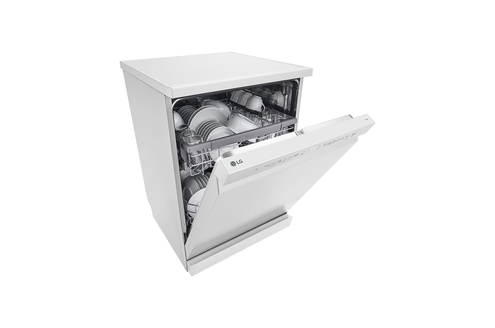 LG Máquina de Lavar Loiça | 14 conjuntos | Etiqueta energética D | QuadWash™ | EasyRack™, DF242FW