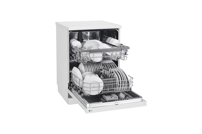 LG Máquina de Lavar Loiça | 14 conjuntos | Etiqueta energética D | QuadWash™ | EasyRack™, DF242FW