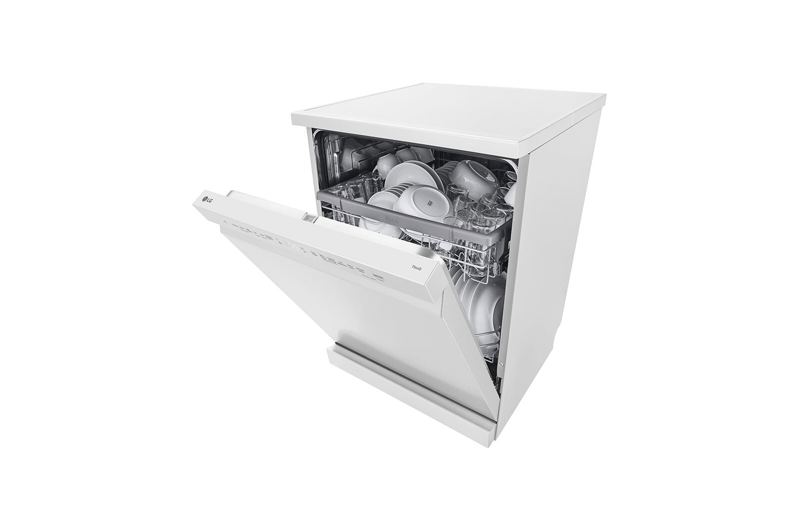 LG Máquina de Lavar Loiça | 14 conjuntos | Etiqueta energética D | QuadWash™ | EasyRack™, DF242FW