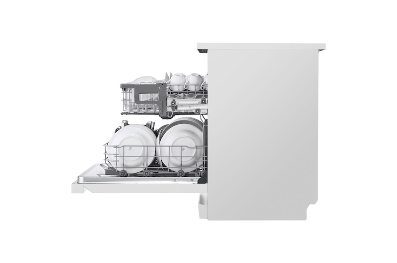 LG Máquina de Lavar Loiça | 14 conjuntos | Etiqueta energética D | QuadWash™ | EasyRack™, DF242FW