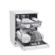 LG Máquina de lavar loiça LG DF242FWS, QuadWash™, 2 cestos reguláveis, eficiência energética D, TrueSteam™, branco, DF242FWS