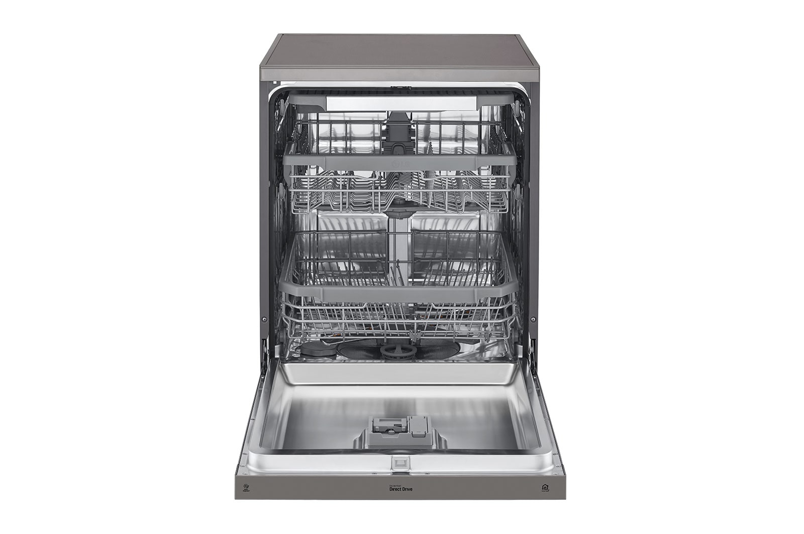 LG Máquina de lavar loiça LG DF325FP, QuadWash™, 3 cestos reguláveis, eficiência energética E, inox, DF325FP