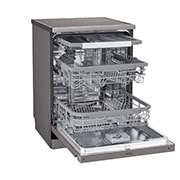 LG Máquina de lavar loiça LG DF325FP, QuadWash™, 3 cestos reguláveis, eficiência energética E, inox, DF325FP