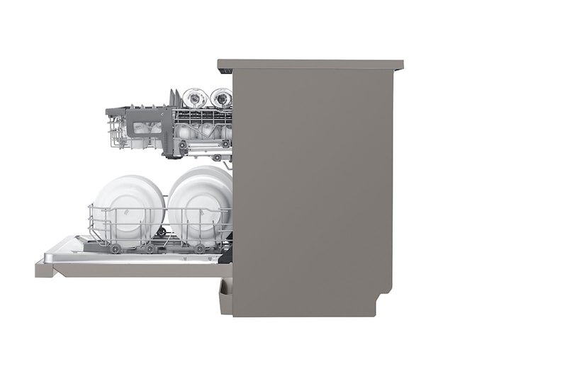 LG Máquina de lavar loiça LG DF222FP, QuadWash™, 2 cestos reguláveis, eficiência energética E, inox, DF222FP