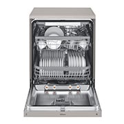 LG Máquina de lavar loiça LG DF325FPS, QuadWash™, 3 cestos reguláveis, eficiência energética E, TrueSteam™, inox, DF325FPS