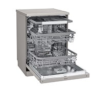 LG Máquina de lavar loiça LG DF325FPS, QuadWash™, 3 cestos reguláveis, eficiência energética E, TrueSteam™, inox, DF325FPS
